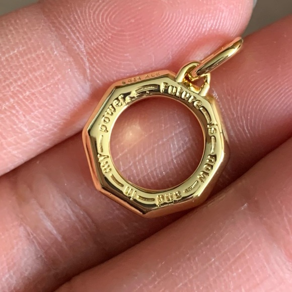 NWOT ME Rainbow Medallion Pendant Dangle Charm Sterling Silver 925 - Picture 14 of 16